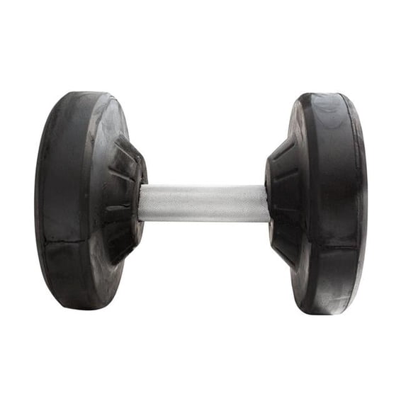 York Barbell Rubber Pro Style Dumbbell - 35 lbs