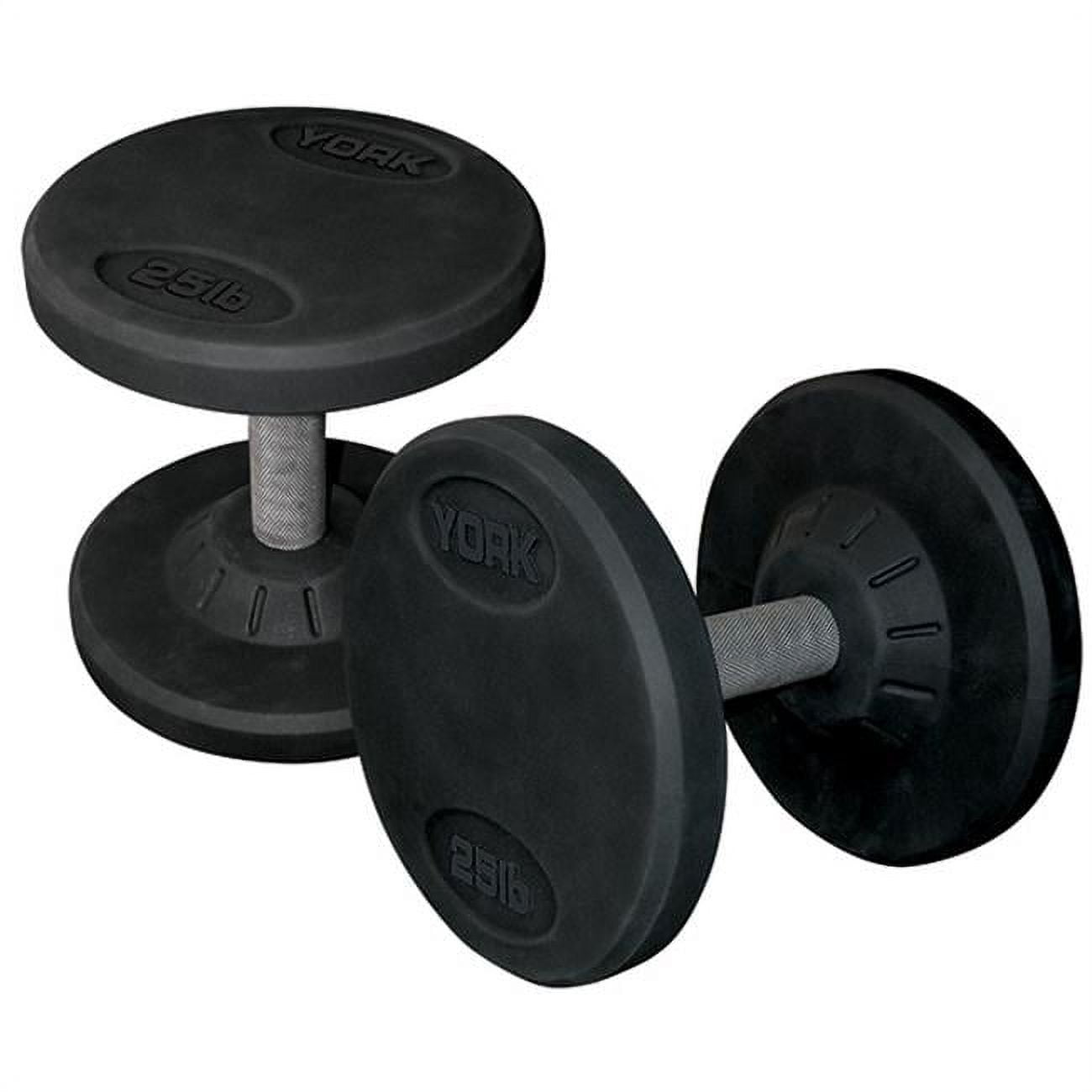 York Barbell Rubber Pro Style Dumbbell 70 lbs Walmart