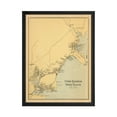 thumbnail image 1 of York Beach Art, 1894 Vintage Map of York Beach Maine, ME History Wall Decor Gift, Old York Beach Map - 18" x 24" Black Framed Print, 1 of 4