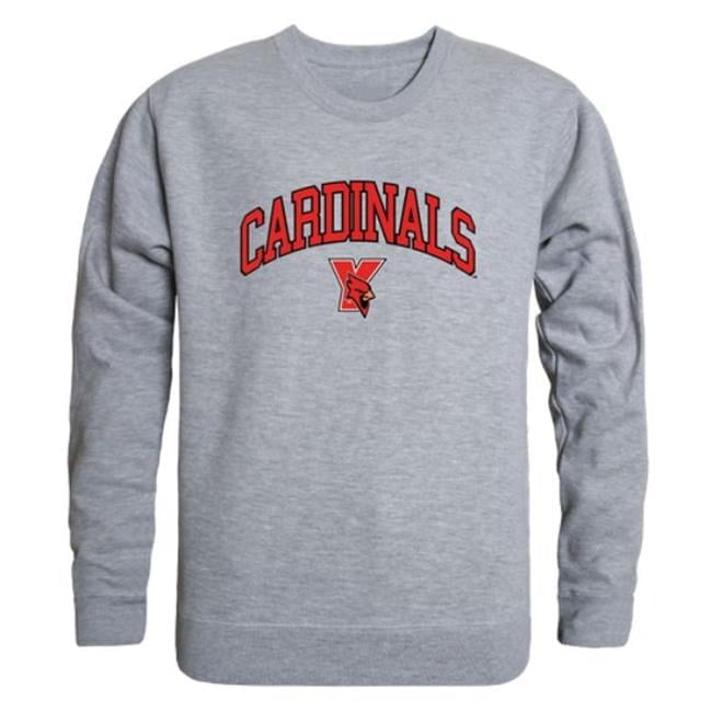 York College Cardinals Campus Crewneck Sweatshirt Heather Grey 2XL Walmart