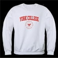 thumbnail image 1 of York College Cardinals Seal Crewneck Sweatshirt, White - Extra Large, 1 of 1