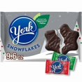 thumbnail image 1 of York Dark Chocolate Peppermint Patties Snowflakes Christmas Candy, Bag 9.6 oz, 1 of 1