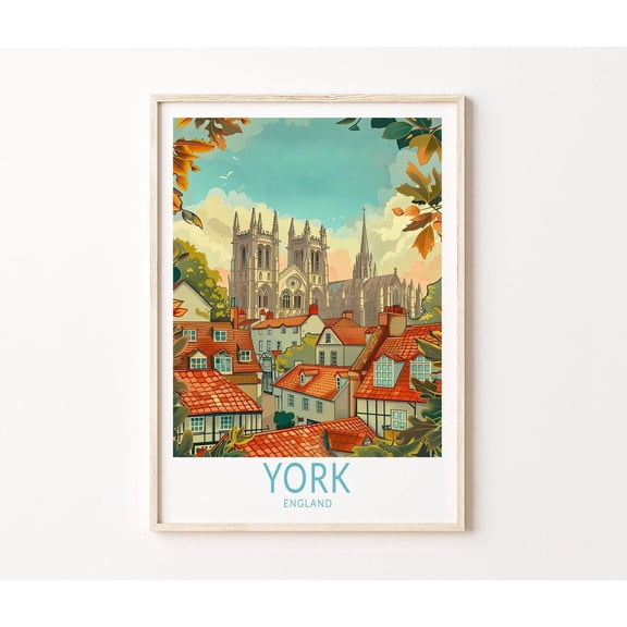 York England Cityscape Travel Home Decor