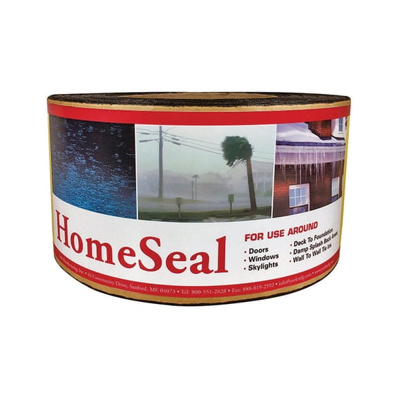 York HomeSeal 9 in. W x 900 in. L Ashphalt/Polyethylene Flashing Black