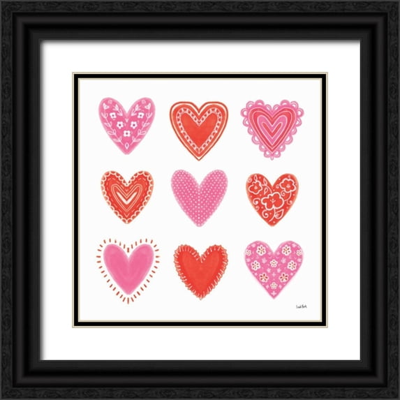 York, Leah 12x12 Black Ornate Wood Framed with Double Matting Museum Art Print Titled - Kindness IV