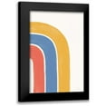 thumbnail image 1 of York, Leah 13x18 Black Modern Framed Museum Art Print Titled - Bright Rainbow I, 1 of 5