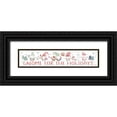 thumbnail image 1 of York, Leah 14x6 Black Ornate Wood Framed with Double Matting Museum Art Print Titled - Woodland Wonders Gnomes, 1 of 4