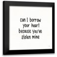 thumbnail image 1 of York, Leah 15x15 Black Modern Framed Museum Art Print Titled - Pickup Lines II, 1 of 5