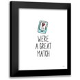 thumbnail image 1 of York, Leah 15x18 Black Modern Framed Museum Art Print Titled - Valentines XI FIMH, 1 of 5