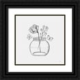 thumbnail image 1 of York, Leah 20x20 Black Ornate Wood Framed with Double Matting Museum Art Print Titled - Among Wildflowers VI, 1 of 4