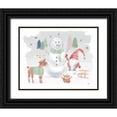 thumbnail image 1 of York, Leah 24x20 Black Ornate Wood Framed with Double Matting Museum Art Print Titled - Woodland Wonders II, 1 of 4