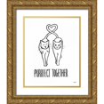 thumbnail image 1 of York, Leah 26x32 Gold Ornate Wood Framed with Double Matting Museum Art Print Titled - Animalistic II, 1 of 4