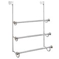 York Metal Over Shower Door 3Bar Towel Rack in Split