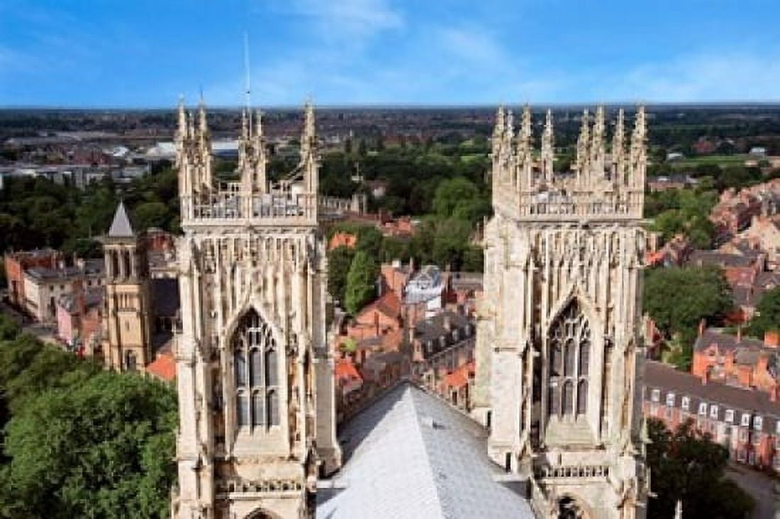 York Minster Cathedral City of York North Yorkshire England Canvas Art - Miva Stock DanitaDelimont (34 x 23)