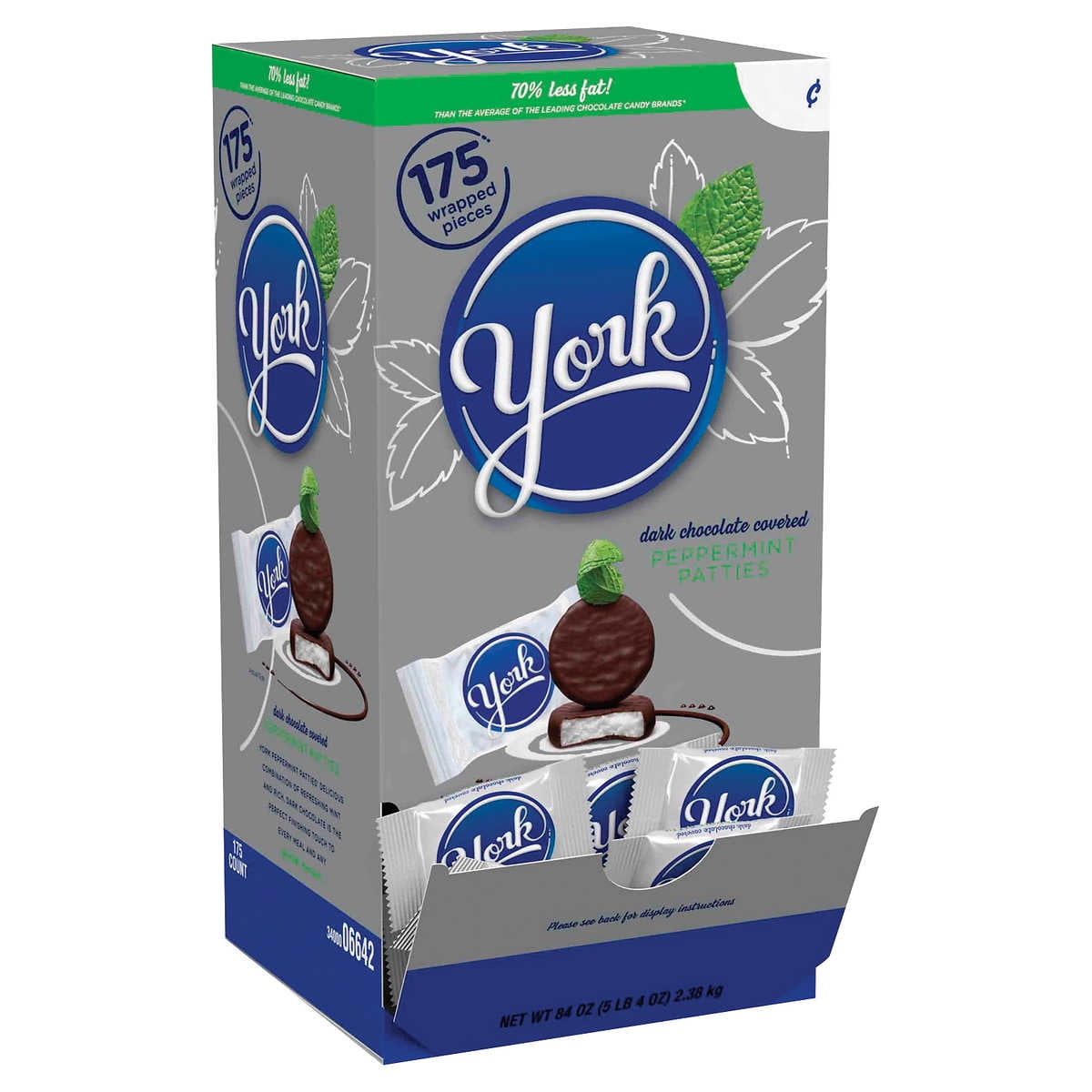 York Dark Chocolate Covered Peppermint Patties 175 ct