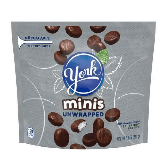 York Peppermint Patties Chocolate Candy - 7.6oz (Pack of 24)