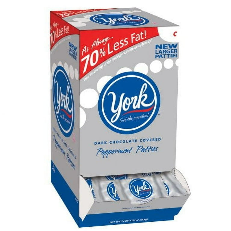 York Peppermint Patties Dark Chocolate Covered Mint Candy、175ピース、5.25?Pound YORK Peppermint Patties, Dark Chocolate, 175-Count, Kosher