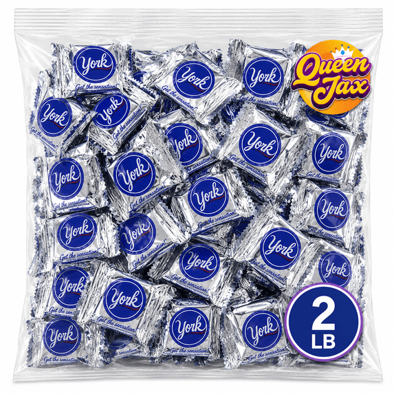 York Peppermint Patties Mini -2 LB Bulk Candy- Individually Wrapped
