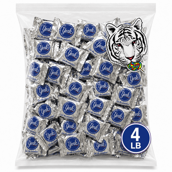 York Peppermint Patties Mini -4 LB Bulk Candy- Individually Wrapped