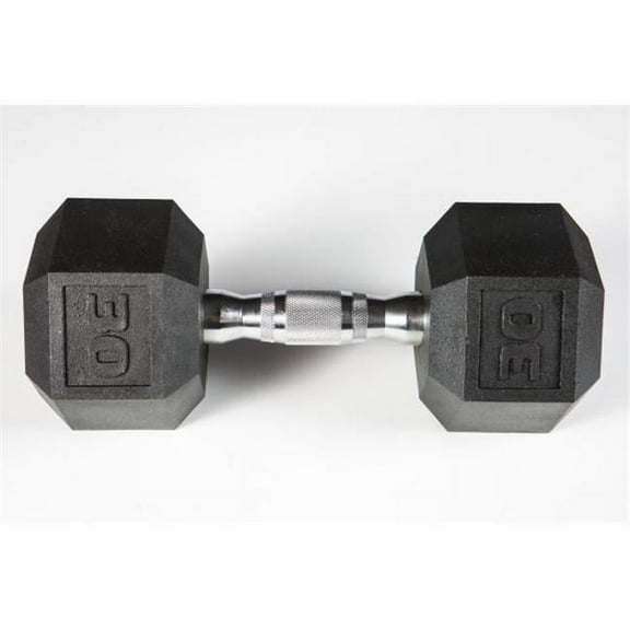 York Premium Pvc Hex Dumbbell with Chrome Ergo Handle - 30 lbs