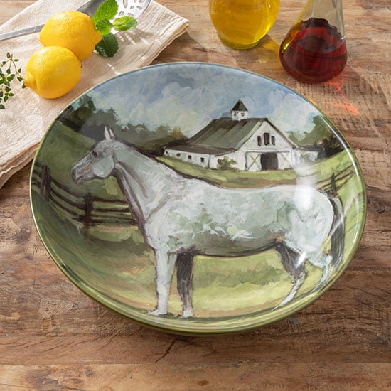 York Stables Serving Bowl