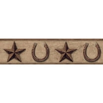 York Wallcoverings BG1673BD Western Star Border