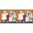 thumbnail image 1 of York Wallcoverings BG1680BD Chef's A-Cookin' Wallpaper Border, Rust, 1 of 2