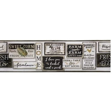 York Wallcoverings Farm To Table Wallpaper Border