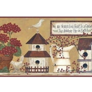 York Wallcoverings Inspirational Garden Wallpaper Border