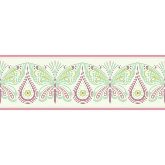 York Wallcoverings Waverly Kids Ipanema 15' x 6.75'' Wildlife Border Wallpaper