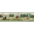 thumbnail image 1 of York Wallcoverings Wilderness Watercolor Removable Wallpaper Border, 1 of 2
