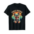 thumbnail image 1 of Yorkie Brother Vintage Retro Sunset Yorkshire Terrier Dog T-Shirt, 1 of 5