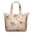 thumbnail image 1 of Yorkie Dog and Flower Florals Travel Tote Bags for Women Carry On,Large Weekender Bags for Women Travel,Multi Functional Duffle Bag for Work,Shopping,Sports, 1 of 5