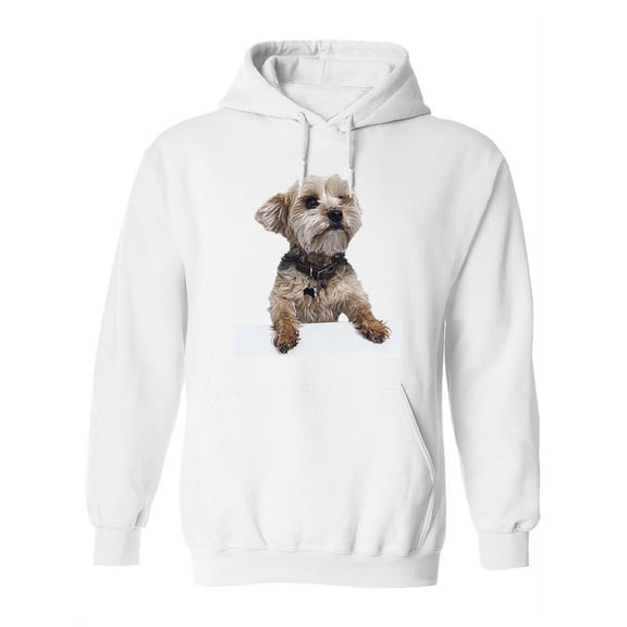 Yorkie Dog Leaning Hoodie Women -SPIdeals Designs, Female XX-Large
