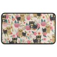 thumbnail image 1 of Yorkie Dog and Pioneer Flower Door Rugs,Washable Non Slip Door Mats Indoor,Decorative Door Mats,Entry Mat Indoor for Entrance,Bedroom,Kitchen,Bathroom,30"x17", 1 of 6