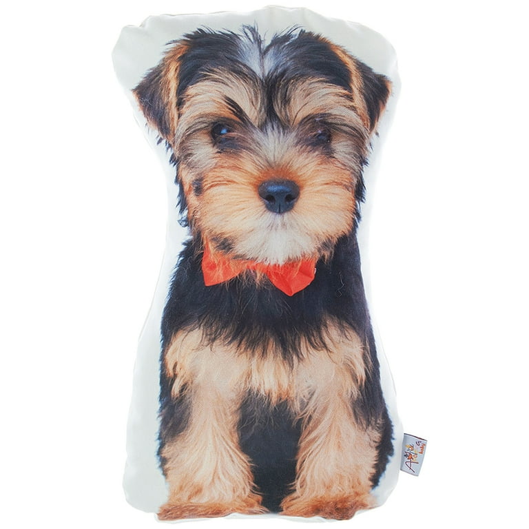 Yorkshire Terrier Dog Shape Filled Pillow Animal Shaped Pillow Yorkshire Terrier Dog Shape Filled Pillow Animal Shaped Pillow