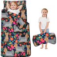 thumbnail image 1 of Yorkie Dog and Flower Florals Toddler Nap Mats for Kids Preschool,Sleeping Mat Bag or Kids,Toddler Sleeping Bag,Toddler Nap Mat or Daycare, 1 of 6