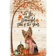 thumbnail image 1 of Yorkie It’S The Most Wonderful Time Of The Year Retro Metal Tin Signs Vintage Aluminum Sign for Home Bar Metal Decor 6x8 Inch, 1 of 5