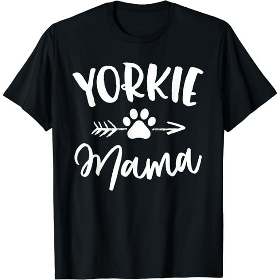 Yorkie Mama Shirt Yorkie Lover Owner Gifts Yorkie Dog Mom T-Shirt