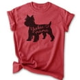 thumbnail image 1 of Yorkie Mama T-shirt, Unisex Women's Shirt, Yorkshire Terrier, Yorkie Owner, Best Dog Mama Gift, Heather Red, Small, 1 of 6