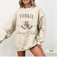 thumbnail image 1 of Yorkie Martini Social Club Sweatshirt, Yorkie Sweatshirt, Yorkie , Yorkshire Terrier, Yorkie Mom, Yorkie Lover, Dog Mom, Yorkie Shirt Sweatshirt All Size S-5XL, 1 of 5
