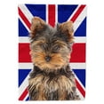 thumbnail image 1 of Yorkie Puppy / Yorkshire Terrier with English Union Jack British Flag Garden Flag, 1 of 5