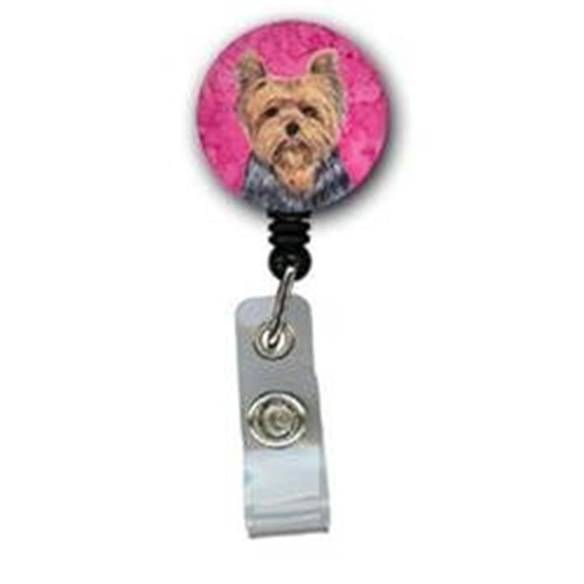 Yorkie Retractable Badge Reel Or Id Holder With Clip