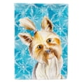 thumbnail image 1 of Yorkie Yorkshier Terrier Winter House Flag, 1 of 4