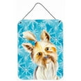 thumbnail image 1 of Yorkie Yorkshier Terrier Winter Wall or Door Hanging Prints, 1 of 1