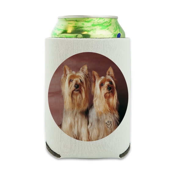Yorkie Yorkshire Terrier Buddies Can Cooler - Drink Sleeve Hugger Collapsible Insulator - Beverage Insulated Holder