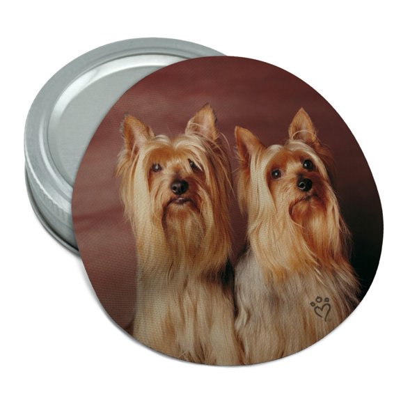 Yorkie Yorkshire Terrier Buddies Round Rubber Non-Slip Jar Gripper Lid Opener