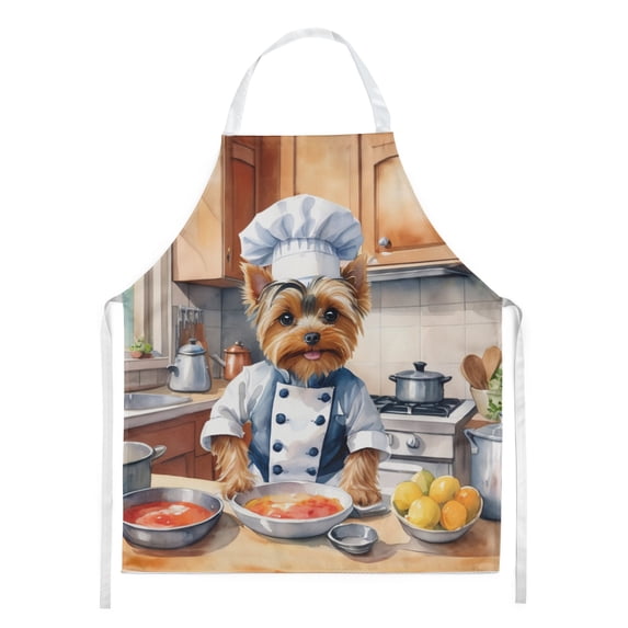 Yorkie Yorkshire Terrier The Chef Apron 27 in x 30 in