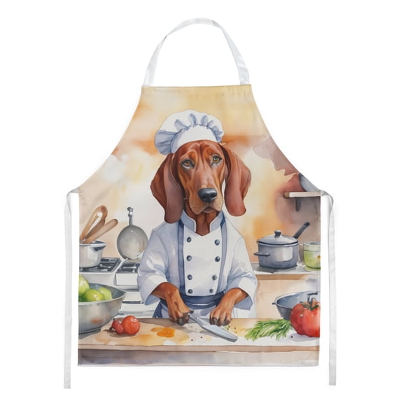 Redbone Coonhound The Chef Apron 27 in x 30 in