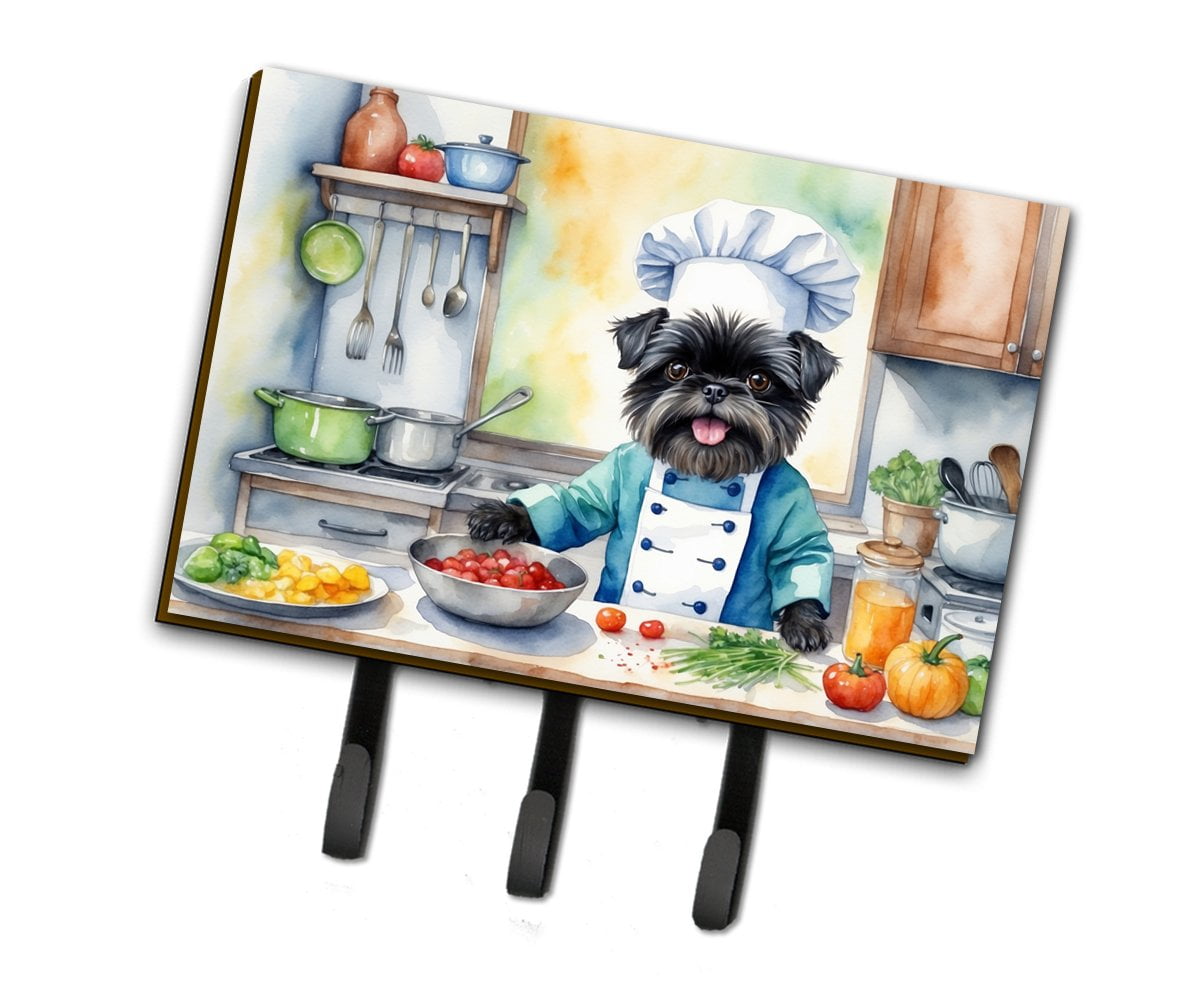 Affenpinscher The Chef Leash or Key Holder 6 in x 9 in